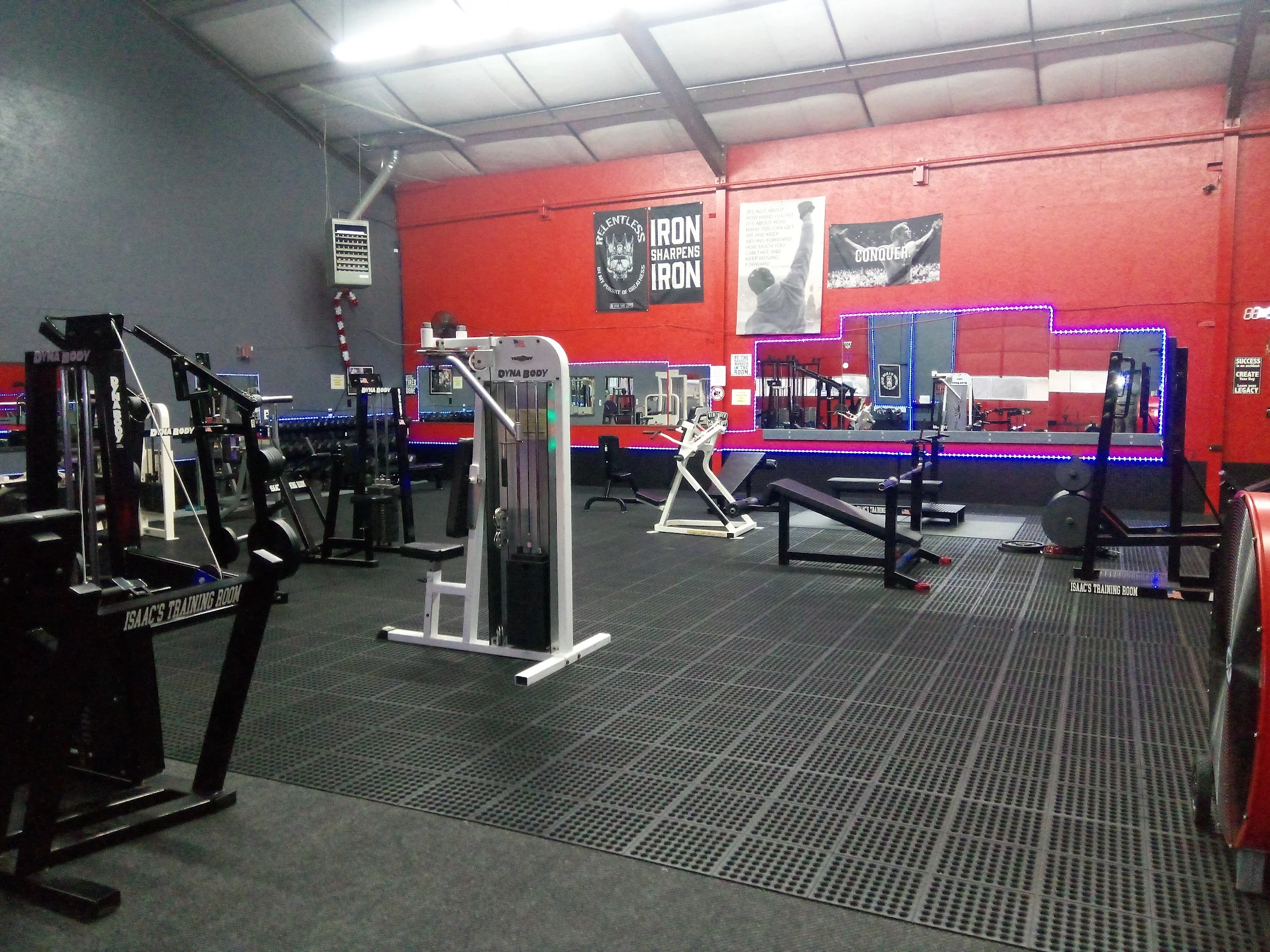 Isaac's 24/7 Gym interior